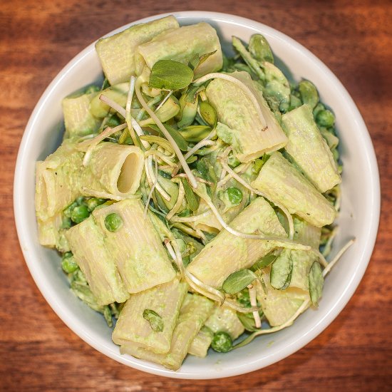 Creamy Pea and Ricotta Pasta