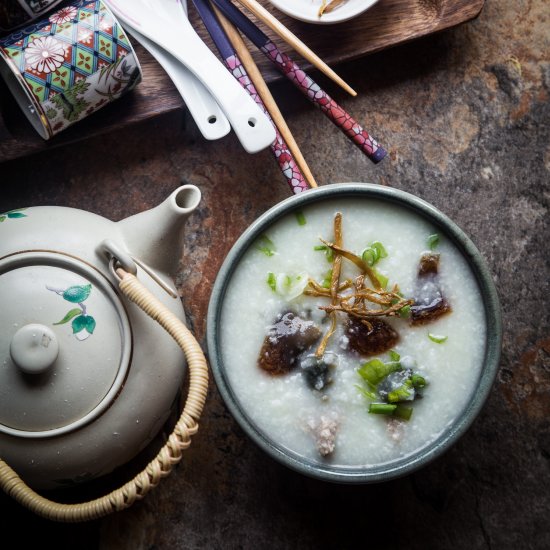 Pork Century Egg Congee