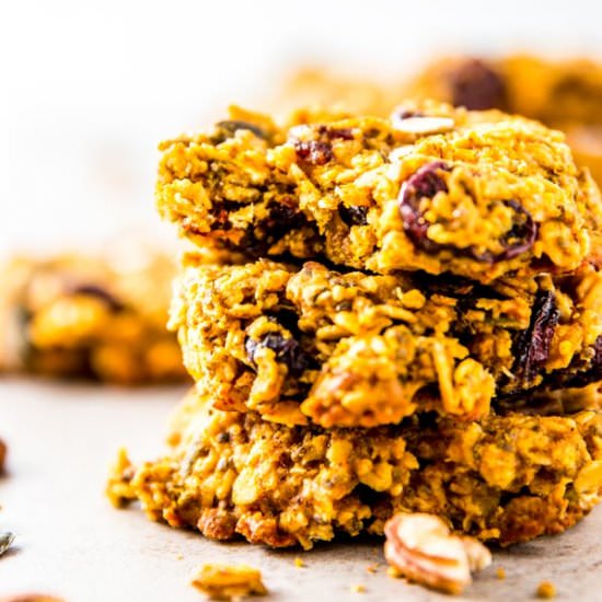 Pumpkin Breakfast Cookies