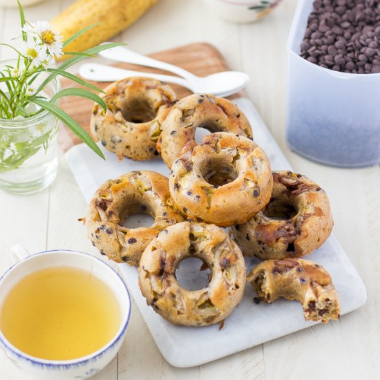 Little banana breads with cereals