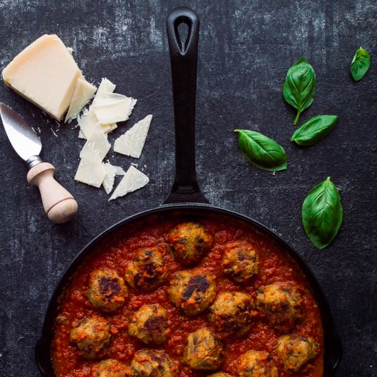 Vegetarian Mushroom Meatballs