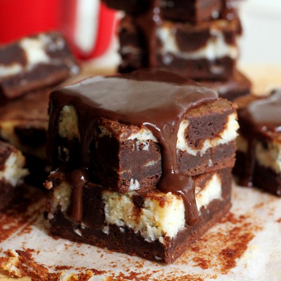 Coconut Bounty Bar Brownies