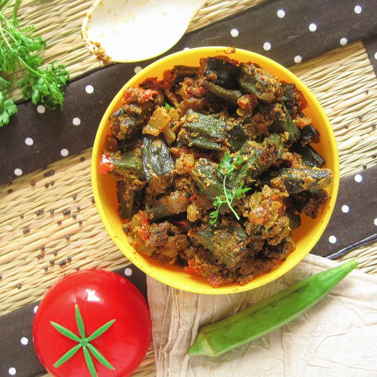 Okra Curry (Indian Style)