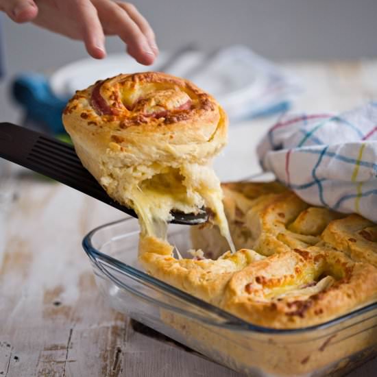 Ham and Cheese Bread Rolls