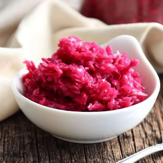 Organic Pink Sauerkraut