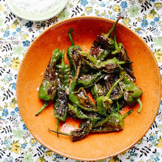 Blistered Padrón Peppers