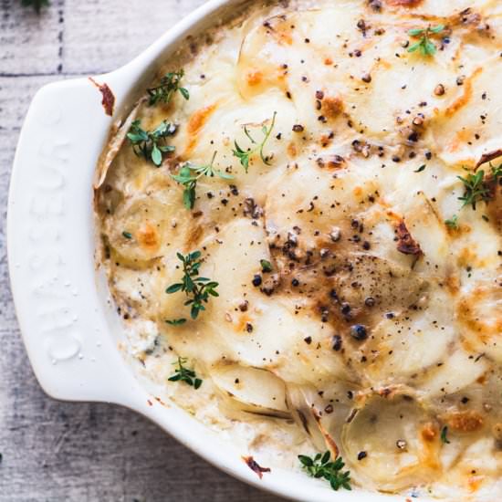 French Potato & Onion Gratin