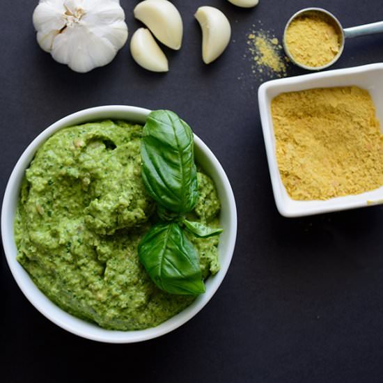 Vegan Ackee Basil Pesto