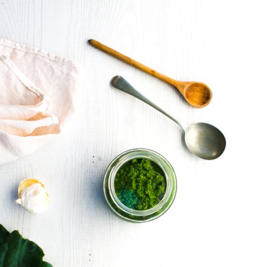 De-bittered Vegan Kale Pesto