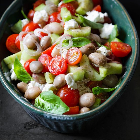 Tomato and Shelling Beans Salad