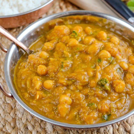 Butternut Squash Chickpea Curry