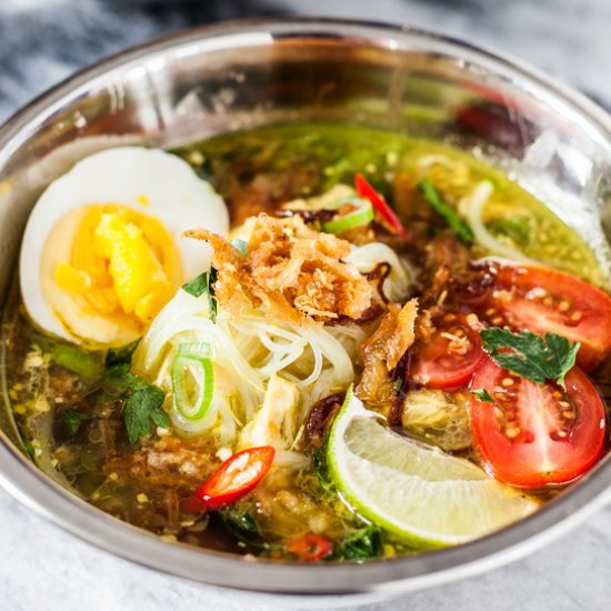 Soto Ayam- Spiced Chicken Soup