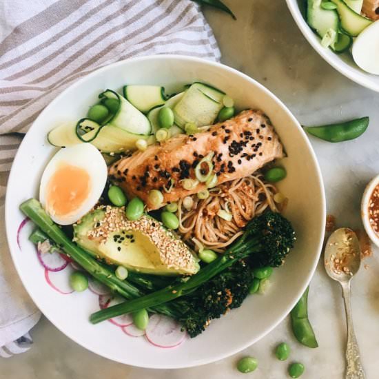 Salmon Soba Salad