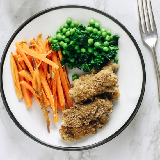 Homemade Fish Fingers & Fries