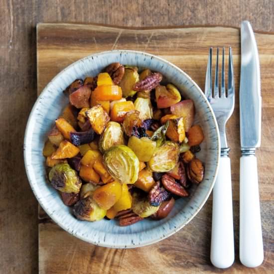 Spice Roasted Autumn Veggies