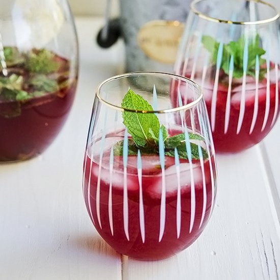 Pink Prosecco Mojito