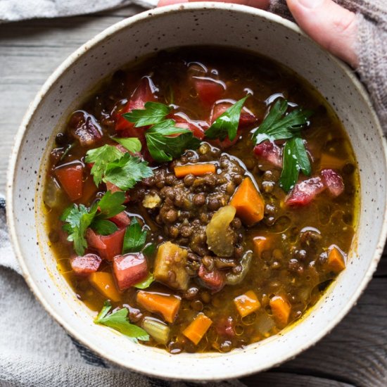 Instant Pot Lentil Soup