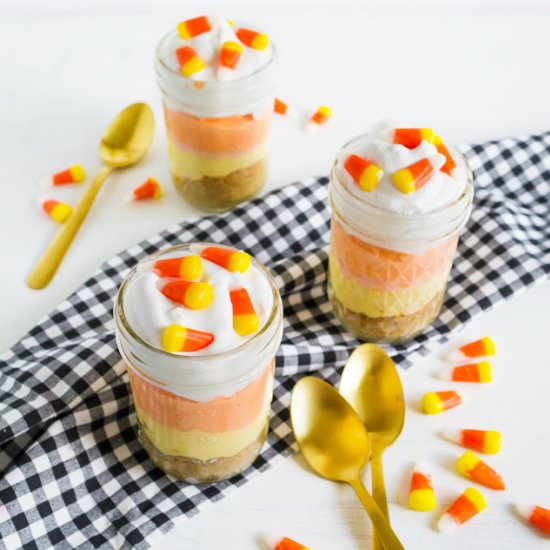 Candy Corn Cheesecake