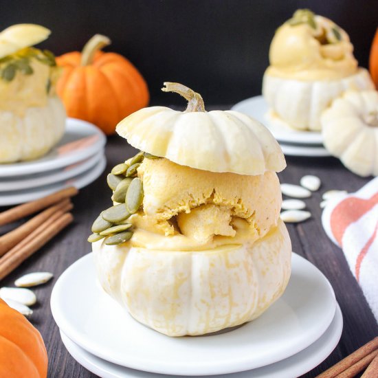 No-Churn Pumpkin Ice Cream