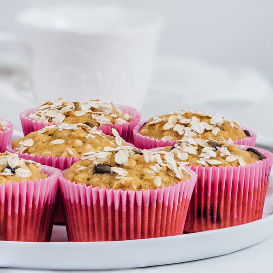 Pumpkin Oatmeal Muffins