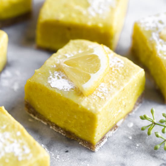 Paleo Vegan Lemon Bars