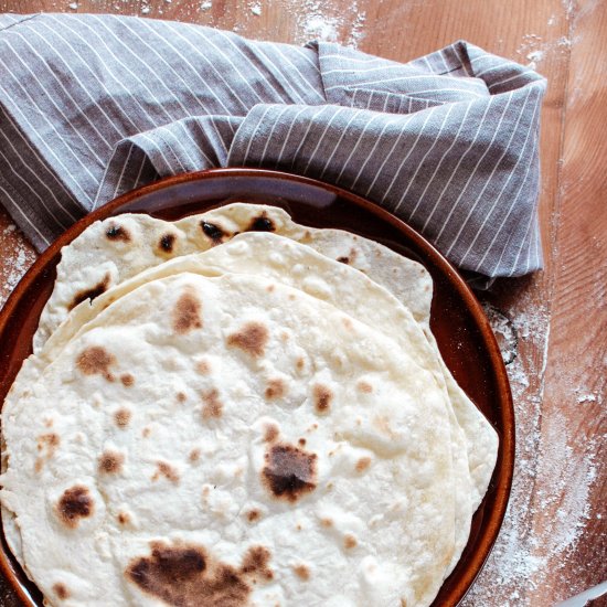 Easiest Flour Tortillas