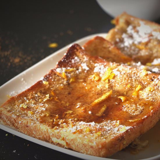 Spiced Orange Baked French Toast