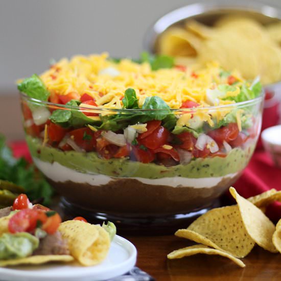 Vegan 7 layer dip