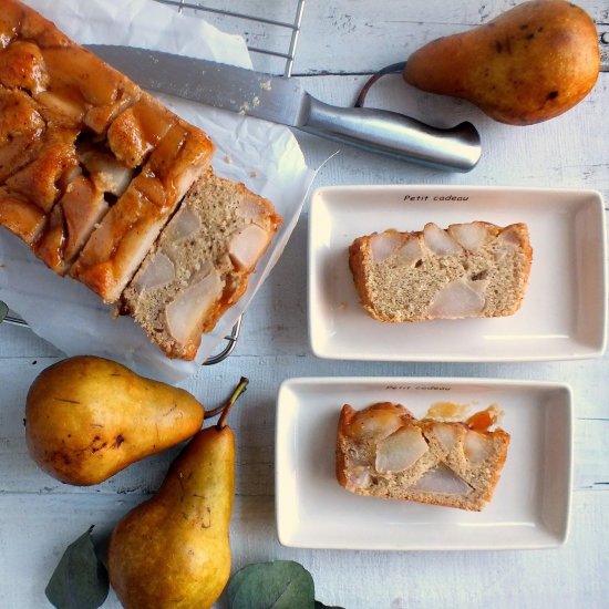 Benedictine Pear Loaf Cake