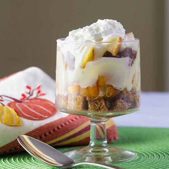 Pumpkin Pear Trifle