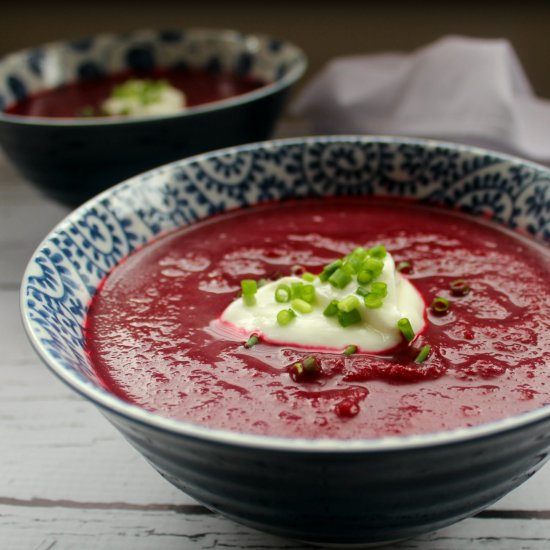 Beetroot and Ginger Soup