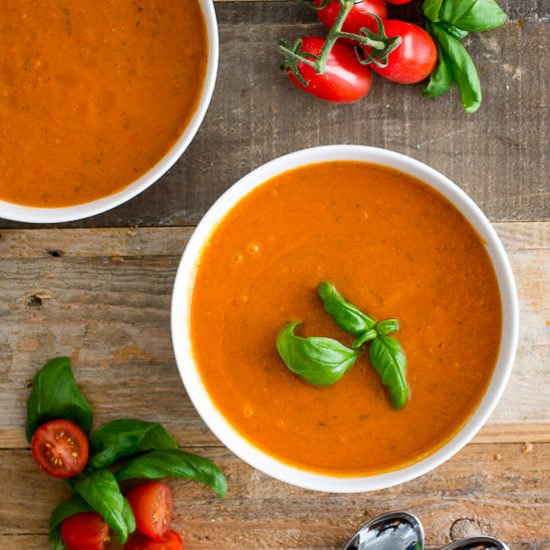 dairy-free roasted tomato soup