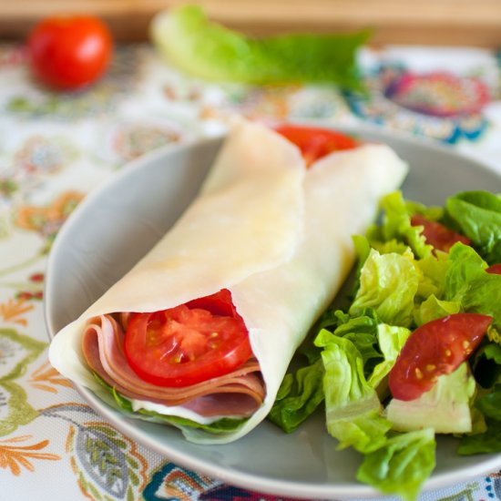 Low Carb Jarlsberg Ham Wrap