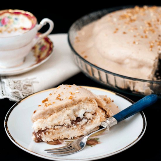 Pavlova with Chestnut Mousse