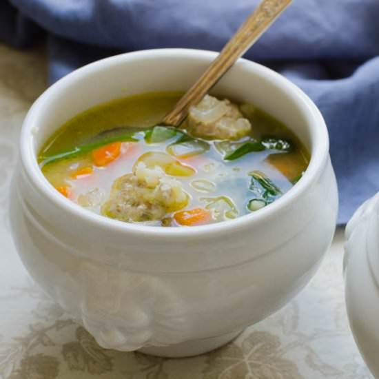 Homemade Italian Wedding Soup