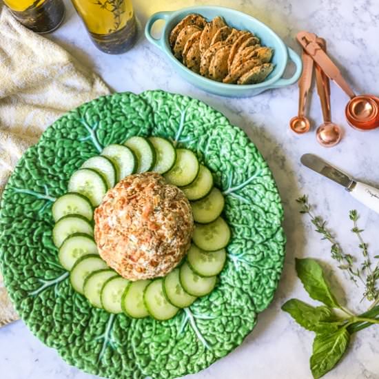 Bacon Herb Goat Cheese Ball