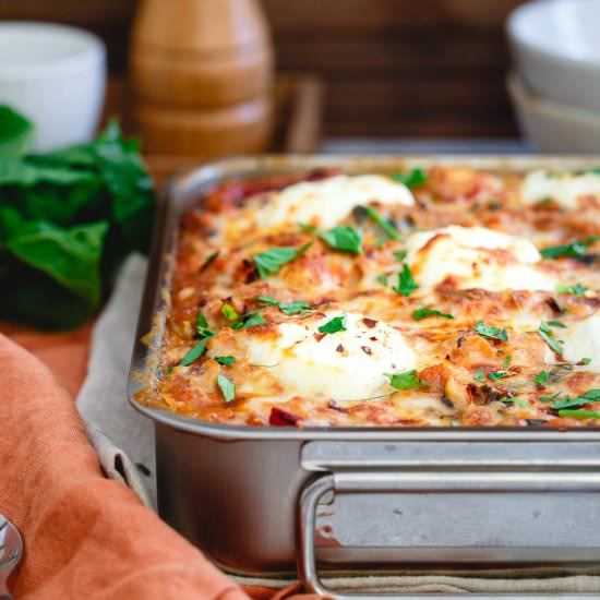 Spaghetti Squash Baked Ziti