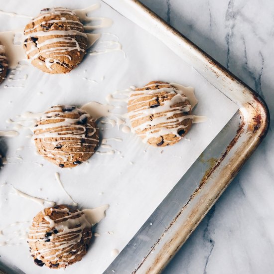 Fluffy Pumpkin Choco Chip Cookies