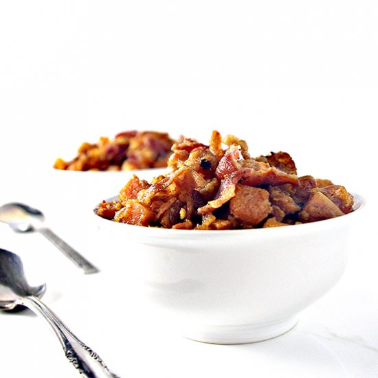 Maple Bacon Sweet Potatoes