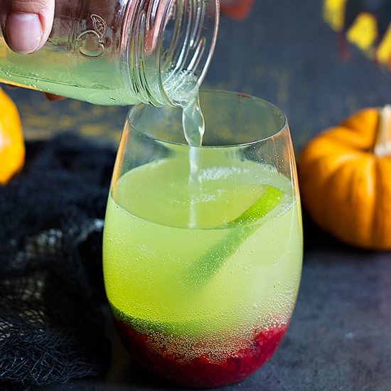 Green Halloween Punch