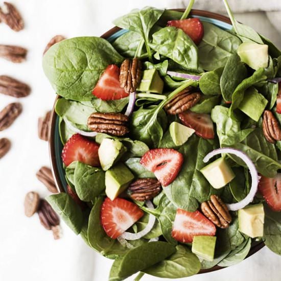 Spinach & Strawberry Salad