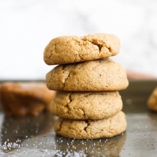 Soft & Chewy Almond Butter Cookies