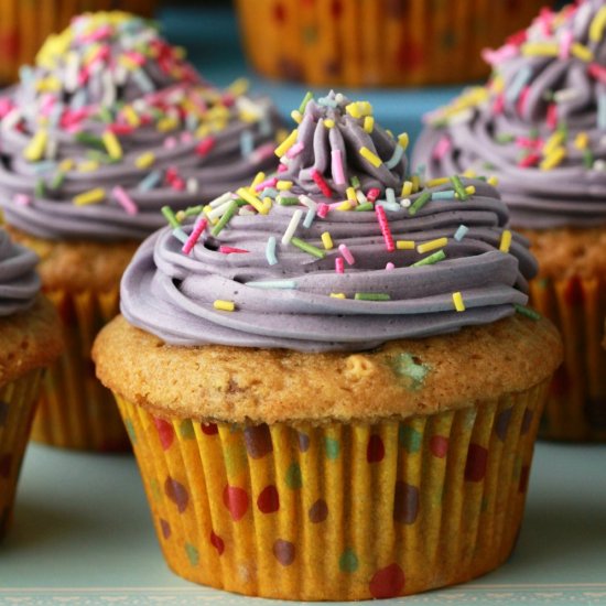 Vegan Funfetti Cupcakes