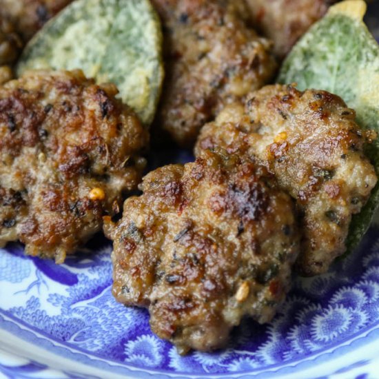 Italian Sausage Breakfast Patties