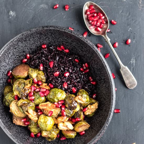 Balsamic Glazed Brussels Sprouts