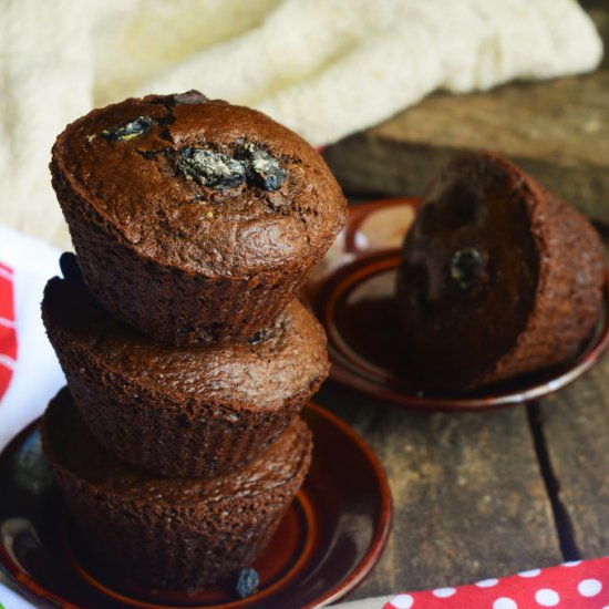 Double Chocolate Quinoa Cupcakes