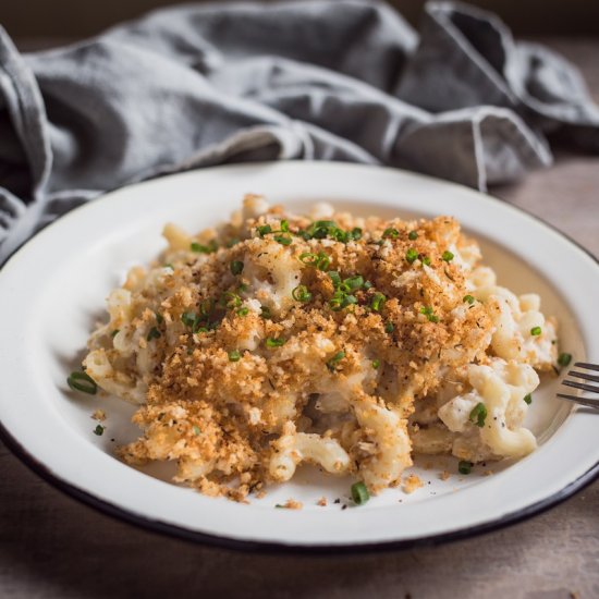 very cheesy mac’n’cheese