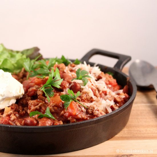 Beans in Bolognese Sauce