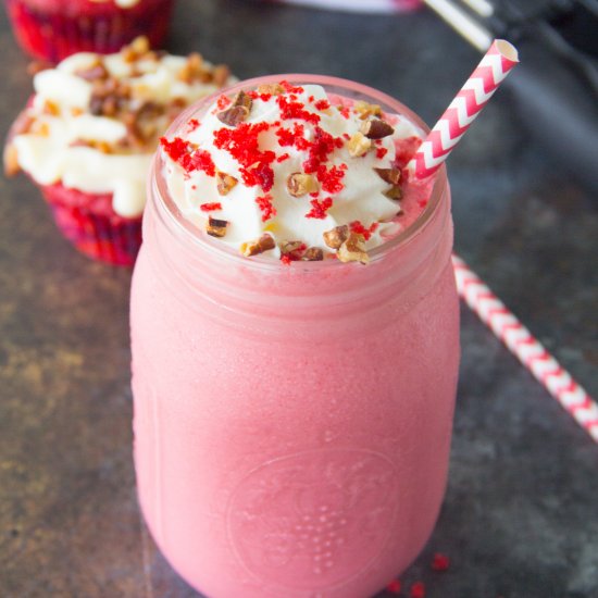 The Best Red Velvet Milkshake