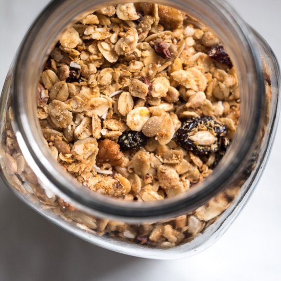 Make granola from scratch